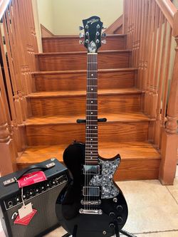 Fernandes Japanese Vintage Les Paul w/ Fender Champion 20 Amp