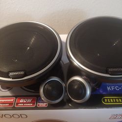 KENWOOD 1 PAIR  6.5 inch 280 watts COMPONENT SET WITH IN LINE CROSSOVER car speakers ( BRAND NEW PRICE IS LOWEST INSTALL NOT AVAILABLE )