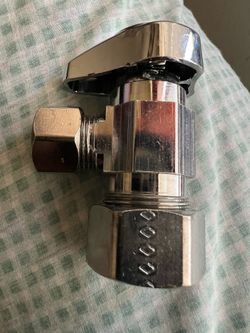 Brass fittings under the sink