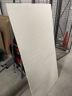 Adjustable height White Table