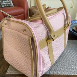 New! Pink Airline Approved Pet dog carrier Purse Bag 