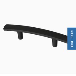 Brainerd 2-1/2-in Center to Center Matte Black Arch Bar Cabinet Door Pull