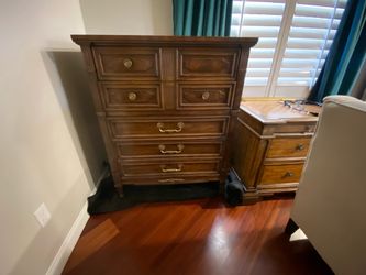 Solid Wood Drexel Dresser