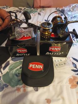 2 Penn Battle 4000S HiSpeed Spinning Reel Kits,Extra Spools and ReelCovers