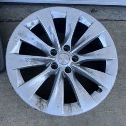 1 — 20x9.5 5x120 5x4.72 Stock Model X Slipstream Wheel Rim Only !!