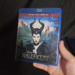 Maleficent (Blu-ray+DVD+Digital HD  Angelina Jolie 2014 2 Disc