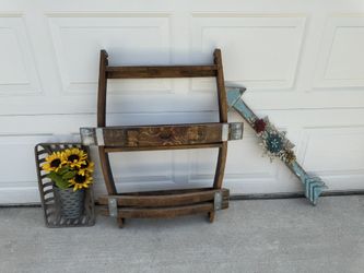 Wine Barrel Wine Rack