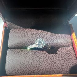 White Gold Diamond Engagement Ring