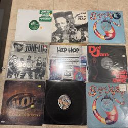 Old School Hip-hop/ Rap Album Lot (9 Albums)