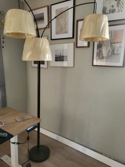 Trinity Arc Floor Lamp Dark Brown