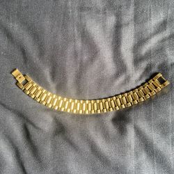 18K Rolex Bracelet Gold Filled 7.5in