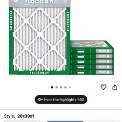 20x30x1 Air Filters