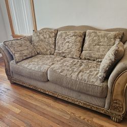 Set Of Sofas Of 1, 2 And 3 Seater. Couch 
