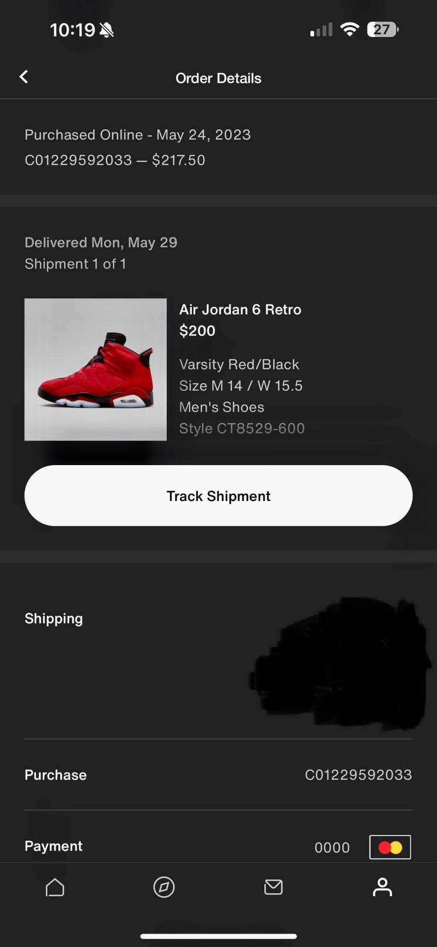 Air Jordan 6 Size 14