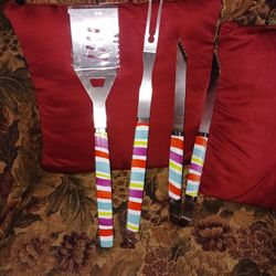 New Cook Out Utensils  All 3 For $15