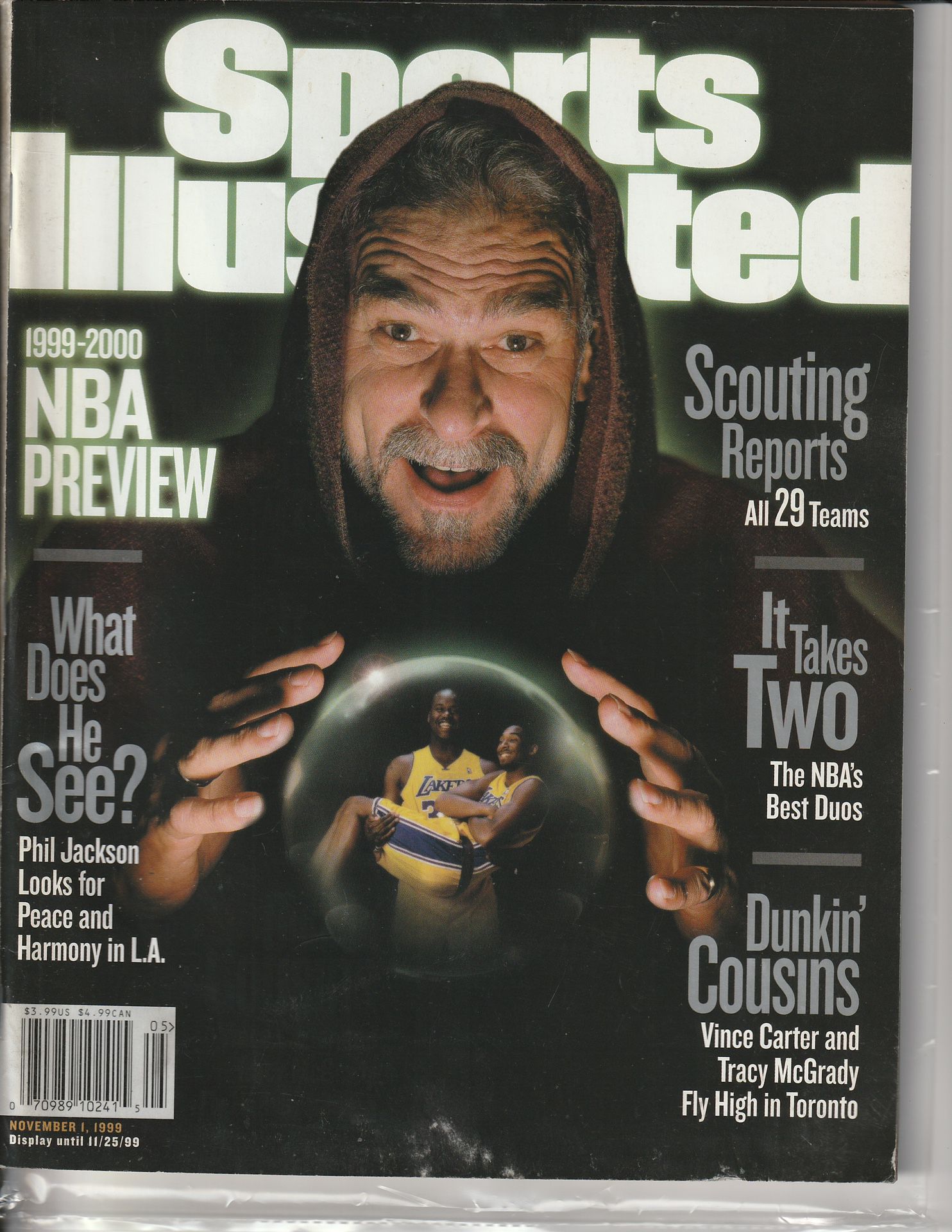 Extremely Rare Sports Illustrated November 1st 1999 