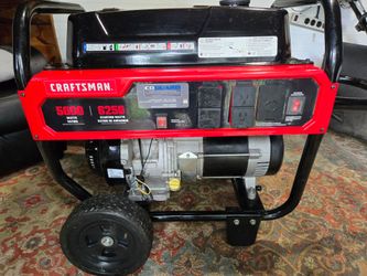 CRAFTMAN GENERATOR 5000/6250 THIS GENERATOR IS BRAND NEW ONLY STARTED TO MAINTAIN