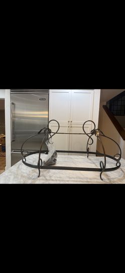 Wrought Iron Pot Rack 