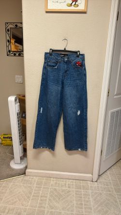 Kozue Spideyverse Women’s Size 32 Spider-Man Blue Jean Denim Pants Jeans