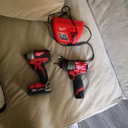 Milwaukee Base Hammer Drill & Milwaukee Drill