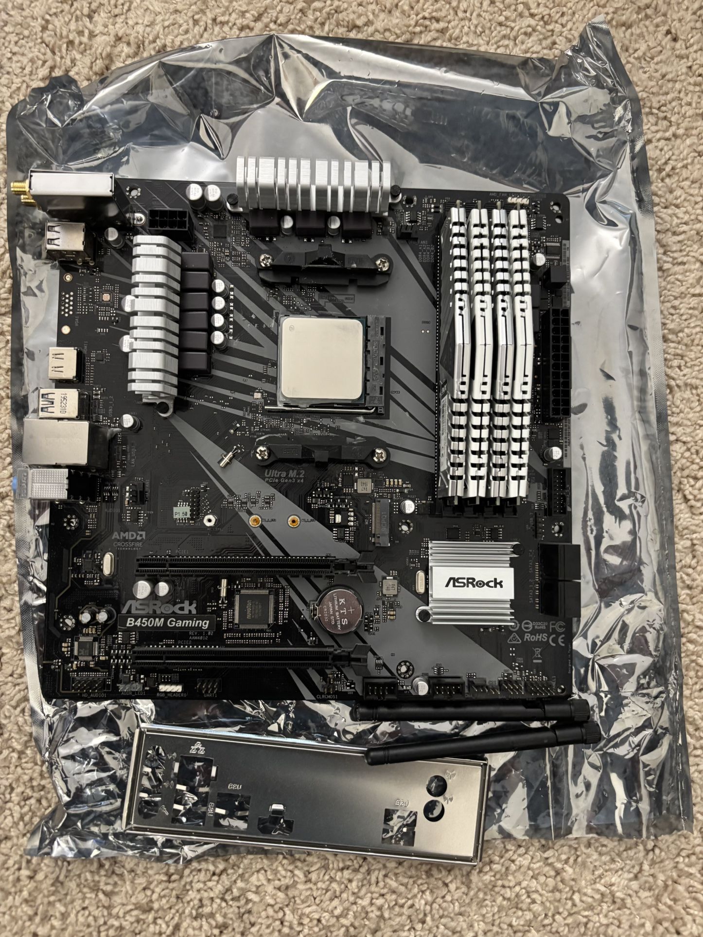 AMD Ryzen 7 3700x + B450mGaming Motherboard + 32gb Ram + AIO Cooler + PSU + Fans