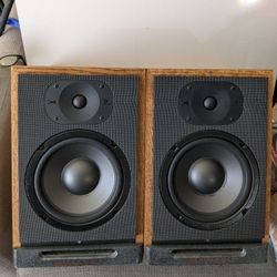 RSL CG-8a Vintage Speakers Bookshelf Excellent Condition 