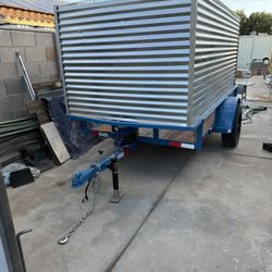 Trailer With Tilt And 4' Removable Sides And Title 5'X10'