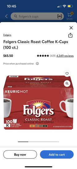 Great Deal!!!!!!!! Folgers Kcups  Thumbnail