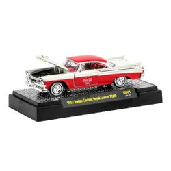 M2 Machines / Coca-Cola '1957 Dodge Custom Royal Lancer' w/Acrylic Display Case - 1:64 Scale *NEW*