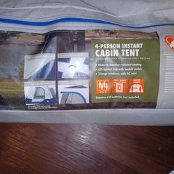 Brand New Instant Setup And Takedown 4 Person Cabin Tent