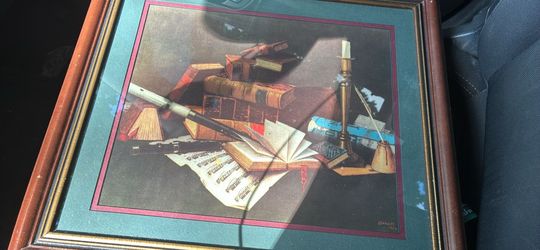 Harnett Framed still life Art Print
