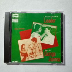 Leader / Gunga Jumna - RARE EMI 2 IN 1 Bollywood CD UK MADE ** MINT **