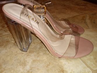 Shein Clear Heels Size 6.5