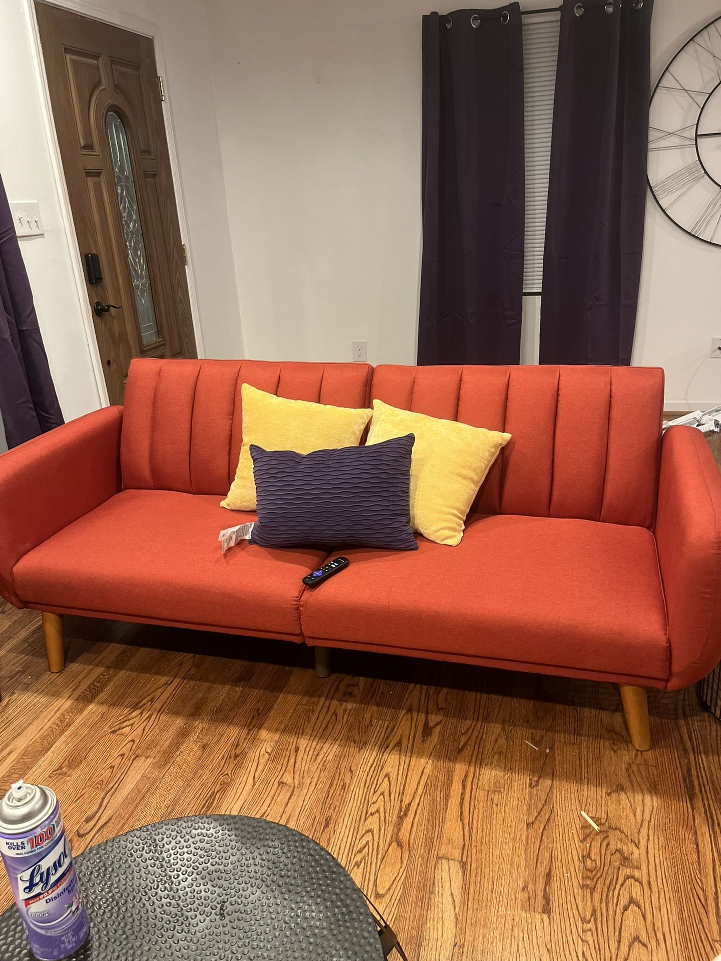 Orange Sofa / Futon
