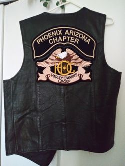 Like new leather vest by leather gallery
