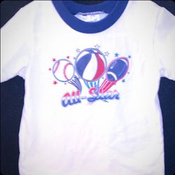 New Baby & Toddler Boys Size 12 months “All Star” Sports Tee Shirt