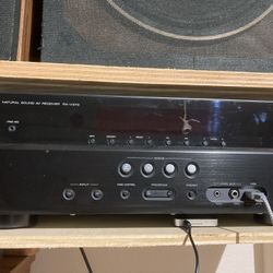 Yamaha Receiver and Vintage Pioneer Speakers 