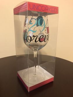 NEW  “29 Forever” Large Wine Glass.
