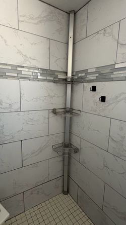 Simple Human SimpleHuman 8 ft Tension Corner Shower Caddy