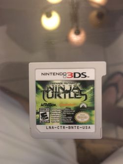 Nintendo 3ds teenage mutant ninja turtles