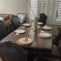 Large Dining Table Set