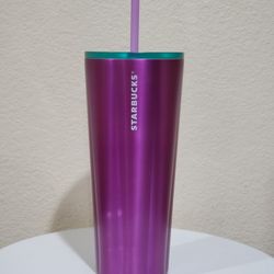 Brand New Starbucks Venti Purple & Mint Cup