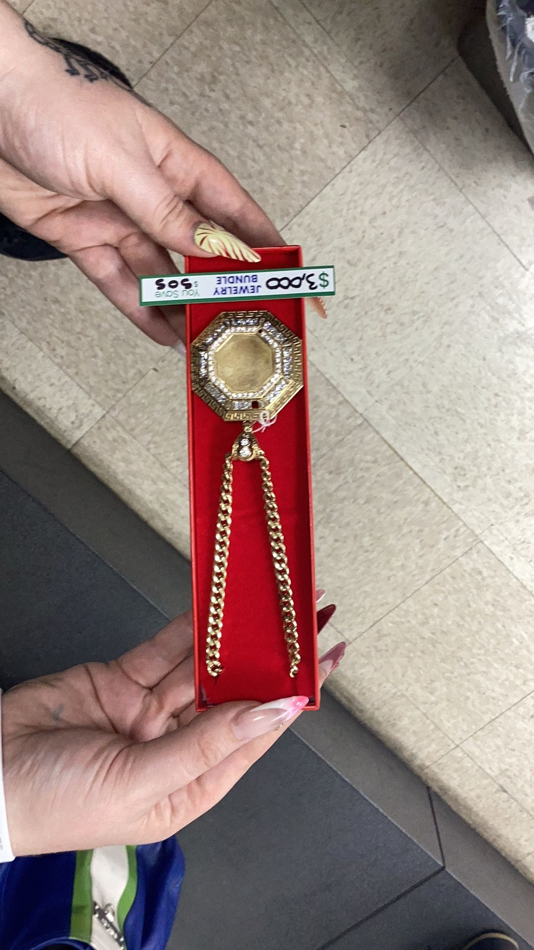 10K Pendant Chain