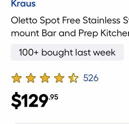 Kraus faucet