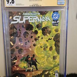 Absolute Superman Issue #1 CGC 9.6 