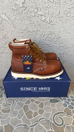 WORK BOOTS THOROGOOD STEEL TOE SIZE 9.5 WIDE MENS