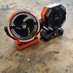 Electric Fan with Flashlight And Powerbank 