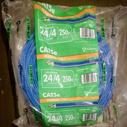 Southwire 250 ft. Blue 24/4  CAT5 Cable
