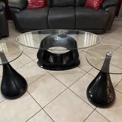Coffee Table and End Tables Set 