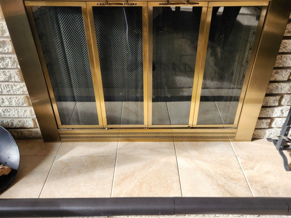 Fireplace Hearth Screen/Cover/Door